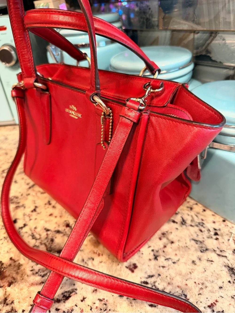 Coach Mini Crosby Carryall Satchel Tote Crossbody Bag